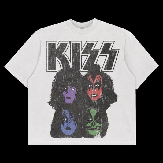 KISS TEE WHITE